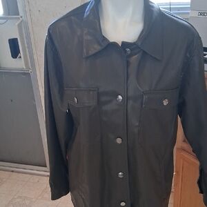 Stoosh Black Leather Jacket